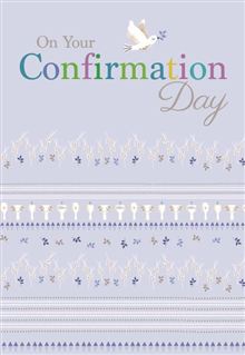 Boy 8x5 - Colourful Confirmation Blue