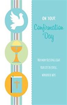 *Boy 8x5 -Dove, Chalice & Bible Blue